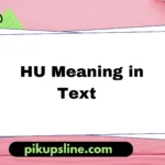 hu meaning in text