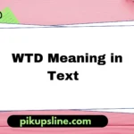wtd meaning in text