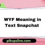 wyf meaning in text snapchat